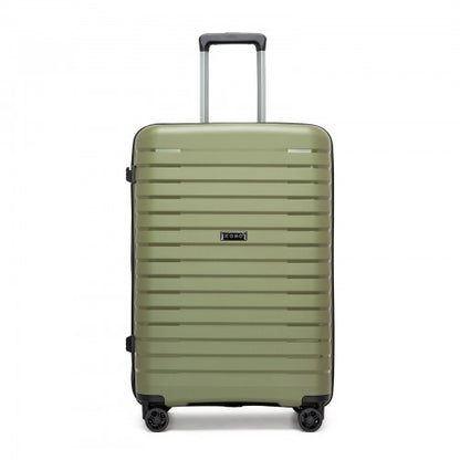 Kono KSK2595 24-inch green and black suitcase – detail view 24