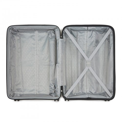 Kono KSK2595 24-inch green and black suitcase – detail view 24