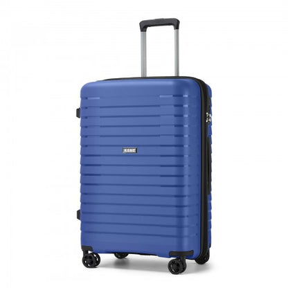 Kono KSK2595 24-inch navy and black suitcase – detail view 24
