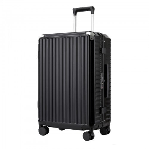 Kono KSK2693 24-inch black suitcase – detail view 24