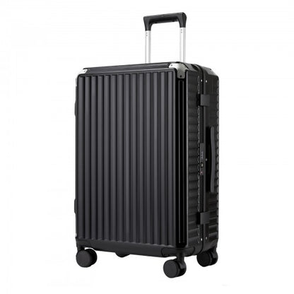 Kono KSK2693 24-inch black suitcase – detail view 24