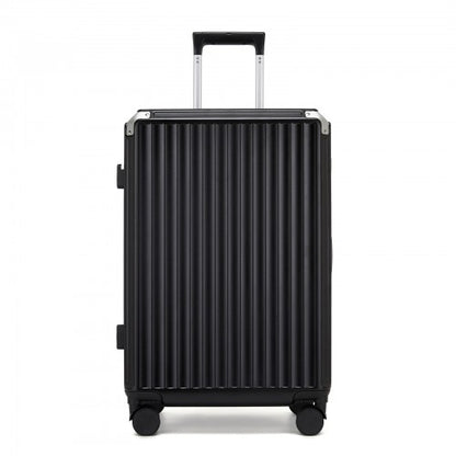 Kono KSK2693 24-inch black suitcase – detail view 24