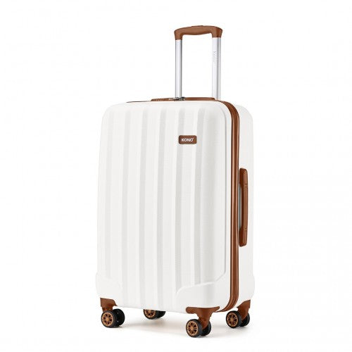 Kono K1773-1L 28-inch cream suitcase – detail view 28