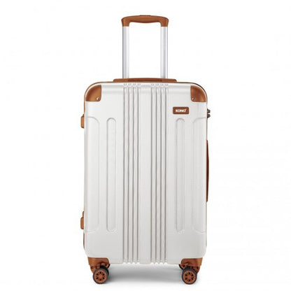 Kono K1777-1L 28-inch cream suitcase – set view