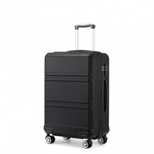 Kono K1871-1L 28-inch black suitcase – detail view 28