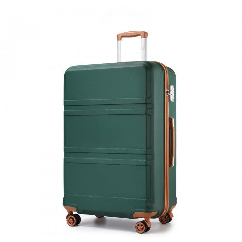 Kono K1871-1L 28-inch green and brown suitcase – detail view 28
