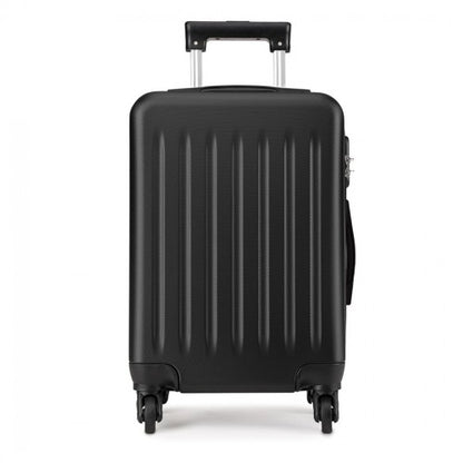 K1872L - Kono 28 Inch ABS Hard Shell Luggage 4 Wheel Spinner Suitcase - Black
