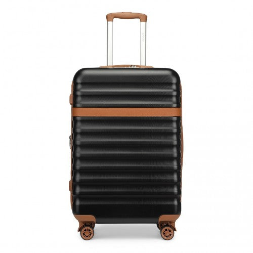 Kono 28" KSK2484 - Expandable Lightweight Hard Shell ABS+PC Check-In Suitcase with TSA Lock Ideal for Extended Trips and Secure Travel