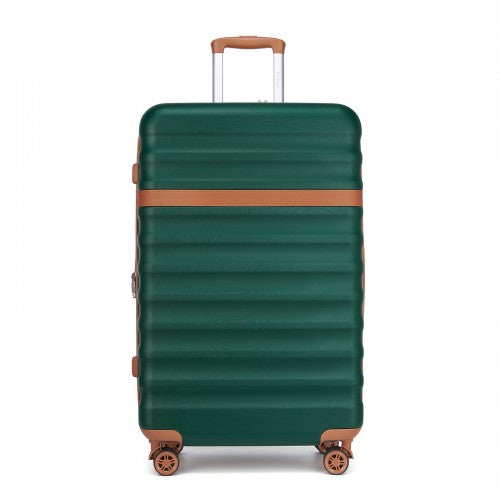 Kono 28" KSK2484 - Expandable Lightweight Hard Shell ABS+PC Check-In Suitcase with TSA Lock Ideal for Extended Trips and Secure Travel