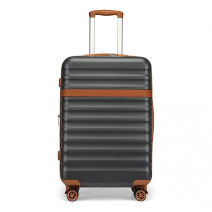 Kono 28" KSK2484 - Expandable Lightweight Hard Shell ABS+PC Check-In Suitcase with TSA Lock Ideal for Extended Trips and Secure Travel