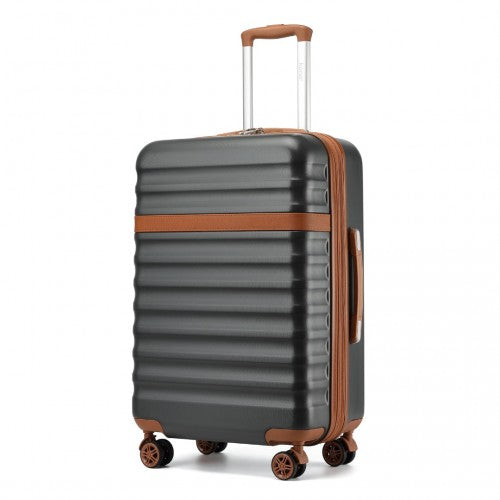 Kono 28" KSK2484 - Expandable Lightweight Hard Shell ABS+PC Check-In Suitcase with TSA Lock Ideal for Extended Trips and Secure Travel
