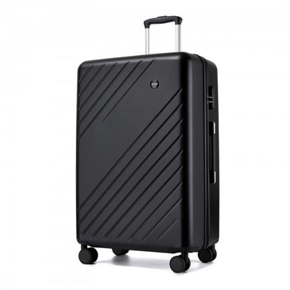 Kono KSK2585 28-inch black suitcase – detail view 28