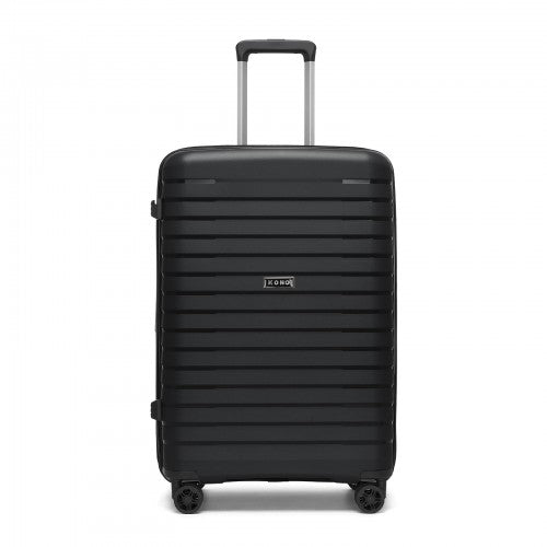 Kono KSK2595 28-inch black suitcase – detail view 28