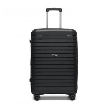 Kono KSK2595 28-inch black suitcase – detail view 28