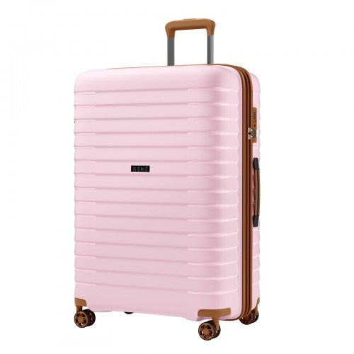 Kono KSK2595 28-inch pink and brown suitcase – detail view 28