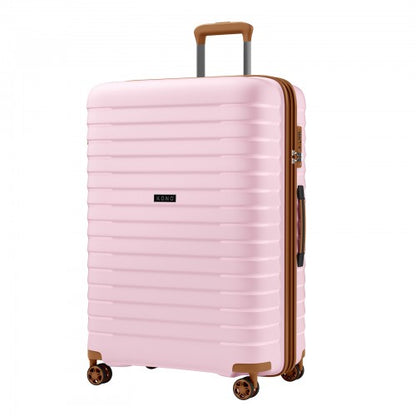 Kono KSK2595 28-inch pink and brown suitcase – detail view 28
