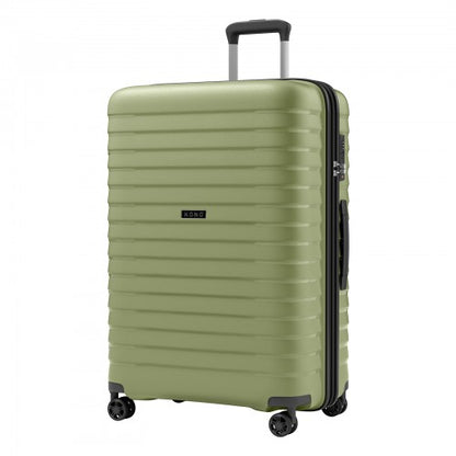 Kono KSK2595 28-inch green and black suitcase – detail view 28