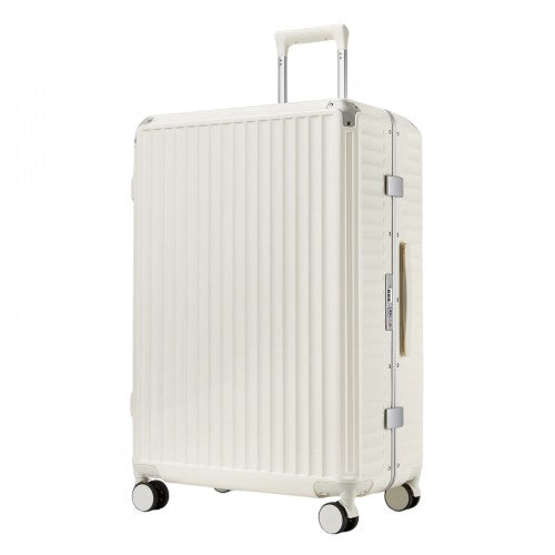 Kono KSK2693 28-inch white suitcase – detail view 28