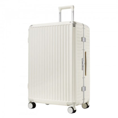 Kono KSK2693 28-inch white suitcase – detail view 28