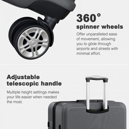Kono K1871-1L 32-inch grey suitcase – detail view 32