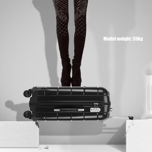 Kono K1997L 20/24/28-inch black luggage set – detail view 13