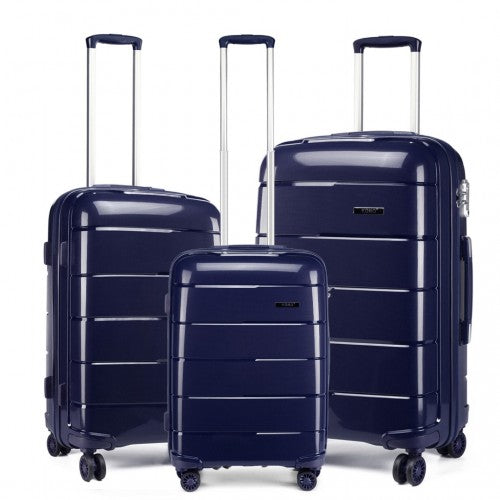 Kono K1997L 20/24/28-inch navy luggage set – detail view 13