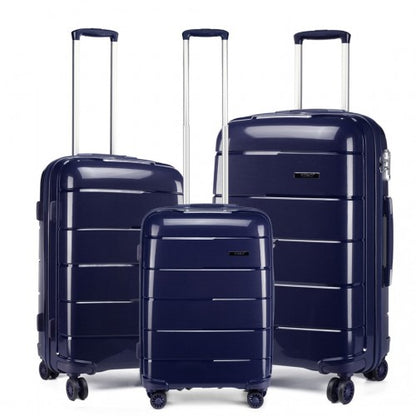 Kono K1997L 20/24/28-inch navy luggage set – detail view 13