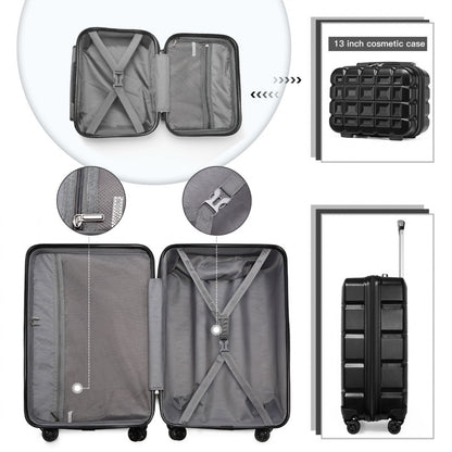 Kono K2292L 20-inch black vanity case – detail view 4
