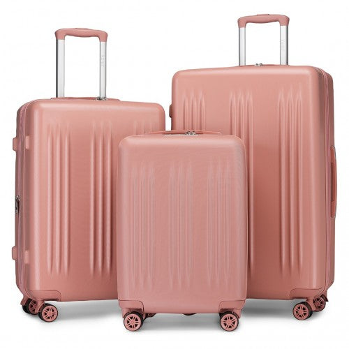Kono KSK2483 20/24/28-inch nude luggage set – set view
