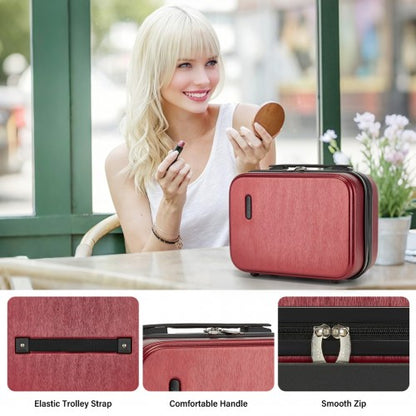 Kono KSK2493 20/24/28-inch burgundy luggage set – detail view 7