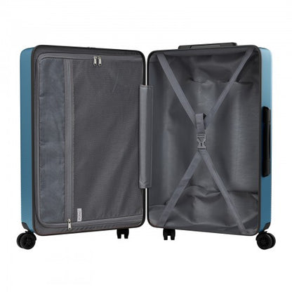KSK2583 - Kono Premium ABS+PC 3-Piece Hard Shell Luggage Set with TSA Lock & 360° Silent Spinner Wheels - Navy
