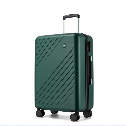 Kono KSK2585 20/24/28-inch green and black luggage set – set view