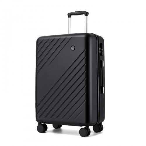 Kono KSK2585 20/24/28-inch black luggage set – set view