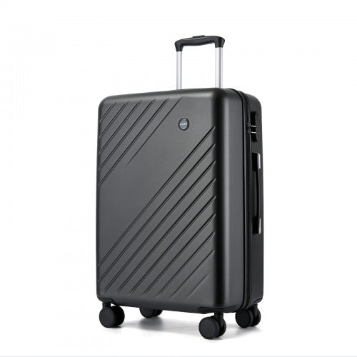 Kono KSK2585 20/24/28-inch grey and black luggage set – set view