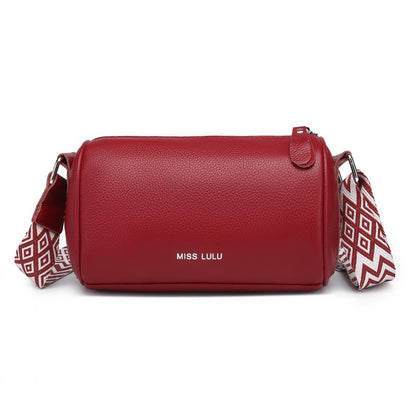 Miss Lulu L2309 red crossbody bag – detail view 6