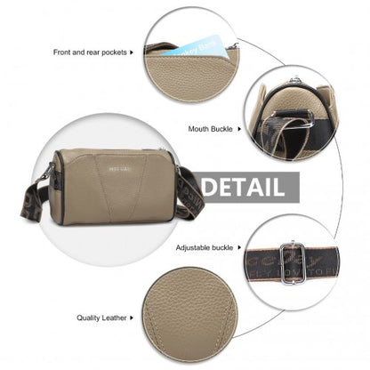 Miss Lulu L2310 khaki crossbody bag – detail view 5