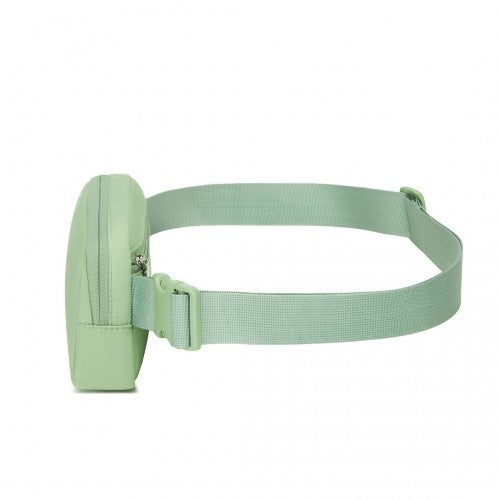 L2337 - Miss Lulu Lightweight Stylish Water-Resistant Casual Bum Bag - Green