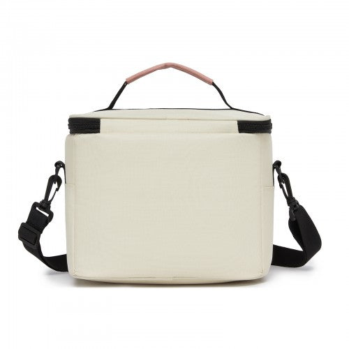 Kono LBK2534 beige and pink bag – detail view 4