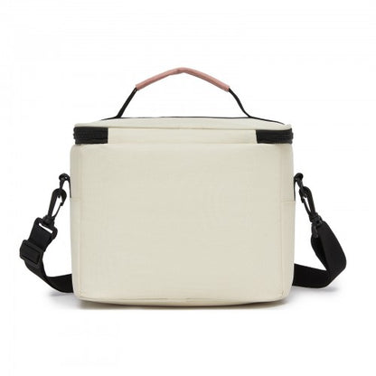 Kono LBK2534 beige and pink bag – detail view 4