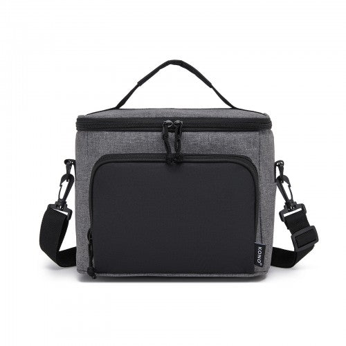 Kono LBK2534 grey and black bag – side view