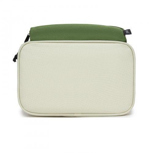 Kono LBK2534 beige and green bag – detail view 5