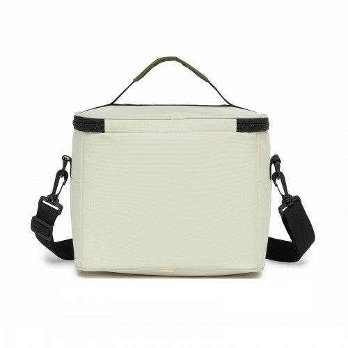 Kono LBK2534 beige and green bag – detail view 4