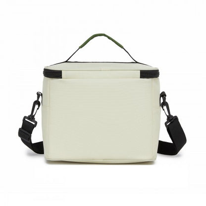 Kono LBK2534 beige and green bag – detail view 4