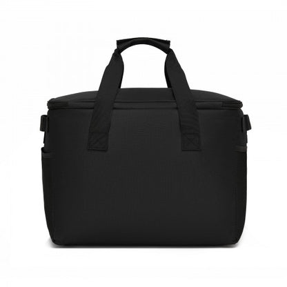 LBK2535L - Kono Large 30L Portable Lunch Bag with Enhanced Insulation–Compact & Convenient for Travel and Commuting - Black