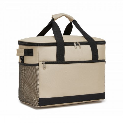 LBK2535L - Kono Large 30L Portable Lunch Bag with Enhanced Insulation–Compact & Convenient for Travel and Commuting - Khaki