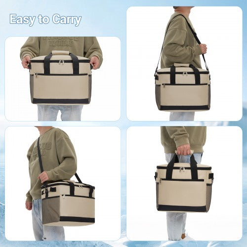 LBK2535S - Kono Small 20L Portable Lunch Bag with Enhanced Insulation–Compact & Convenient for Travel and Commuting - Khaki