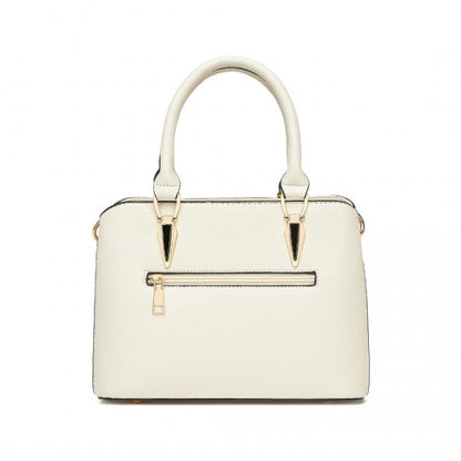 Miss Lulu LG6865 beige shoulder bag – detail view 4
