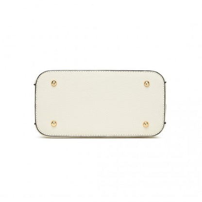 Miss Lulu LG6865 beige shoulder bag – detail view 5