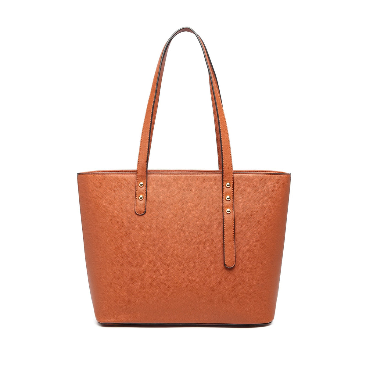 Miss Lulu LG6931 brown handbag set – detail view 2