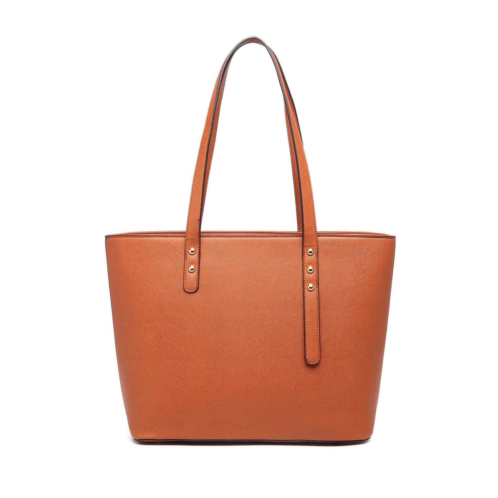 Miss Lulu LG6931 brown handbag set – detail view 2